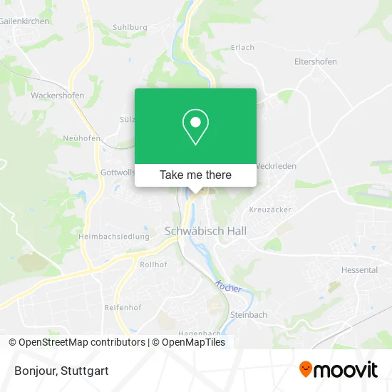 Bonjour map