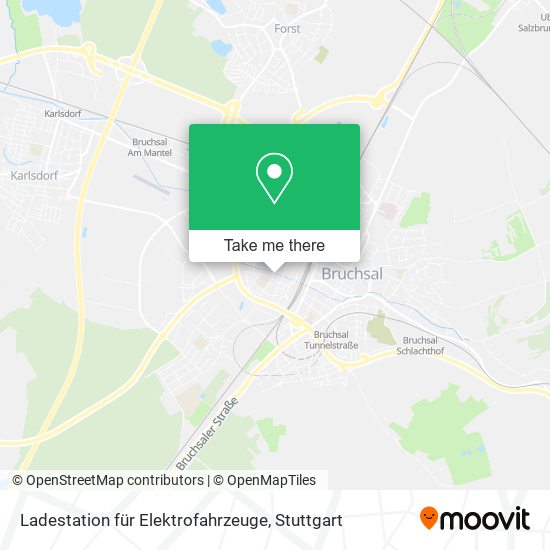 Ladestation für Elektrofahrzeuge map