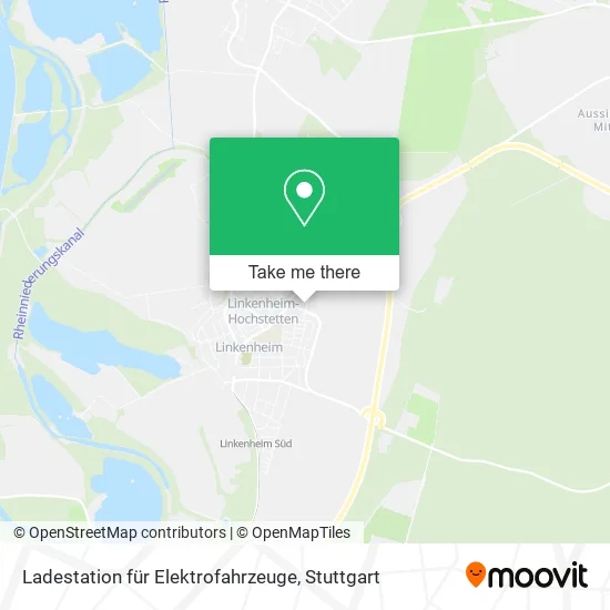 Карта Ladestation für Elektrofahrzeuge