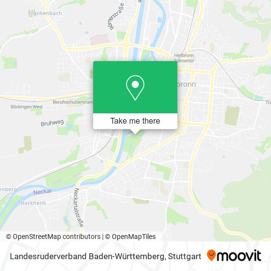 Landesruderverband Baden-Württemberg map