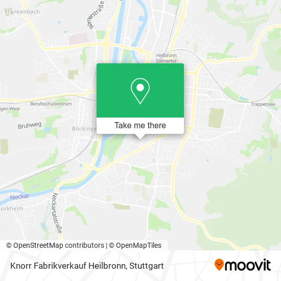 Карта Knorr Fabrikverkauf Heilbronn