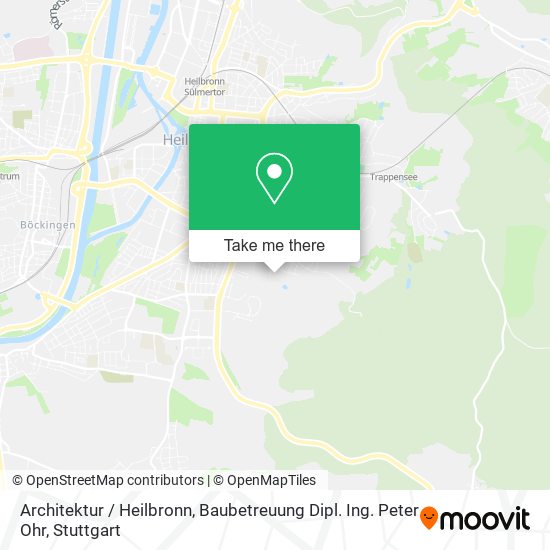 Architektur / Heilbronn, Baubetreuung Dipl. Ing. Peter Ohr map