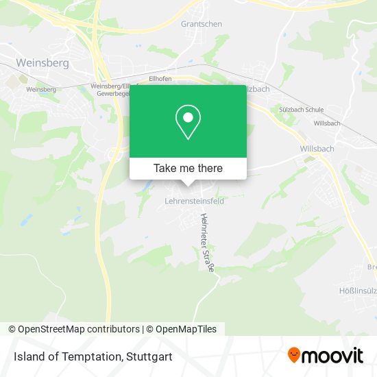 Island of Temptation map