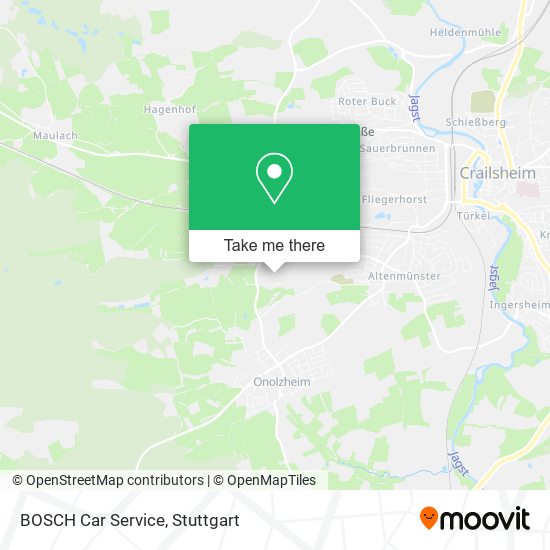 BOSCH Car Service map