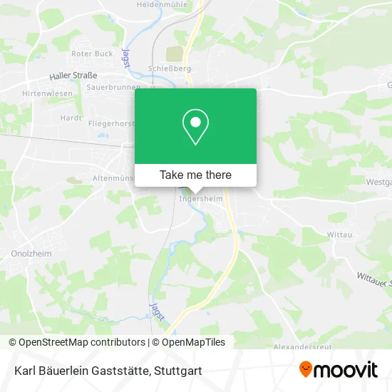 Карта Karl Bäuerlein Gaststätte