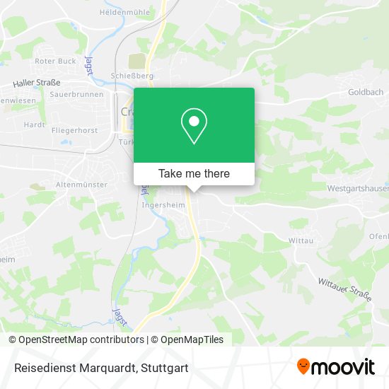 Reisedienst Marquardt map