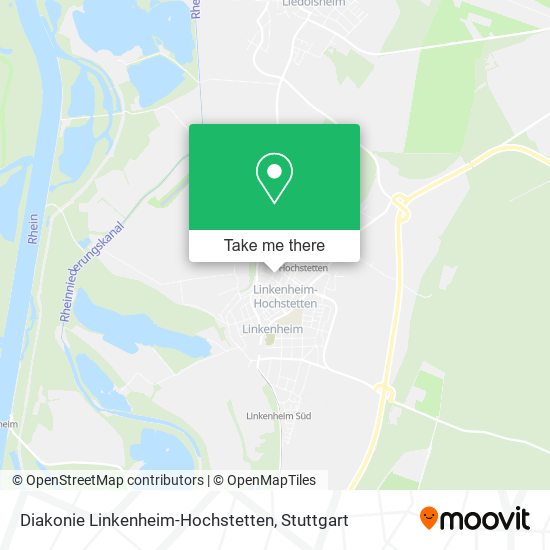 Diakonie Linkenheim-Hochstetten map
