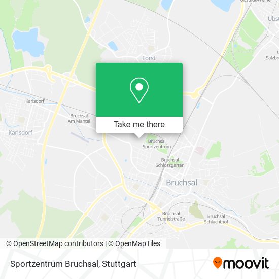 Sportzentrum Bruchsal map