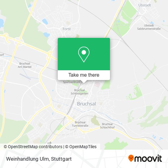 Карта Weinhandlung Ulm