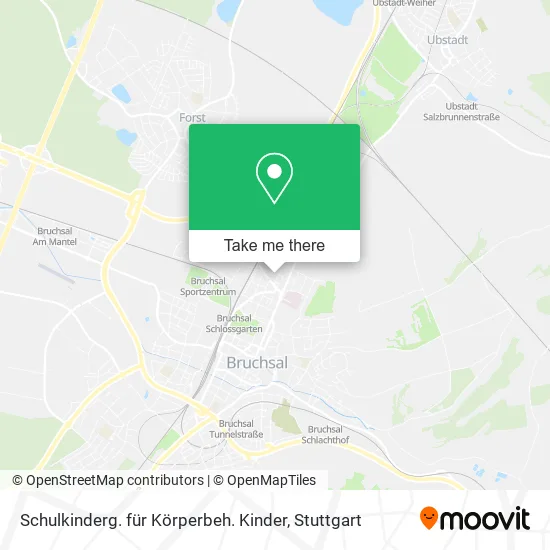 Карта Schulkinderg. für Körperbeh. Kinder
