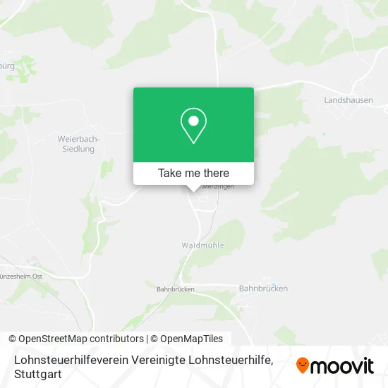 Карта Lohnsteuerhilfeverein Vereinigte Lohnsteuerhilfe
