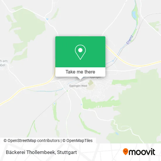 Карта Bäckerei Thollembeek