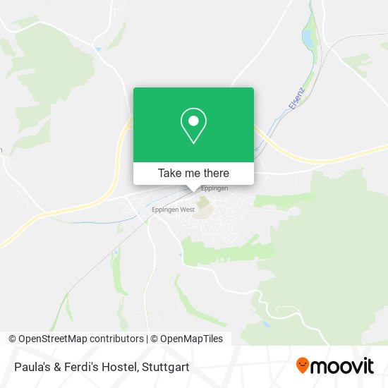 Paula's & Ferdi's Hostel map