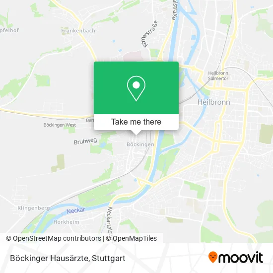 Карта Böckinger Hausärzte