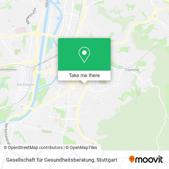 Gesellschaft für Gesundheitsberatung map