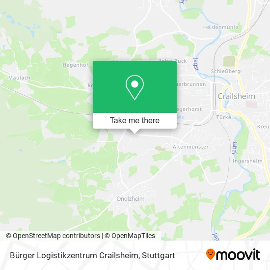 Карта Bürger Logistikzentrum Crailsheim