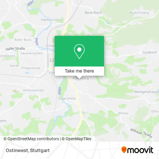 Ostinwest map