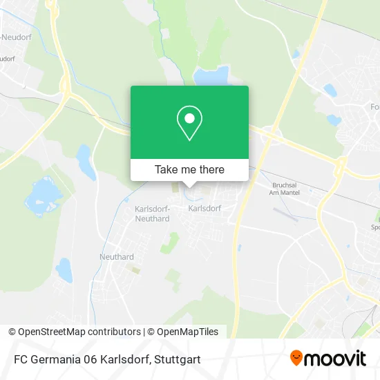 Карта FC Germania 06 Karlsdorf
