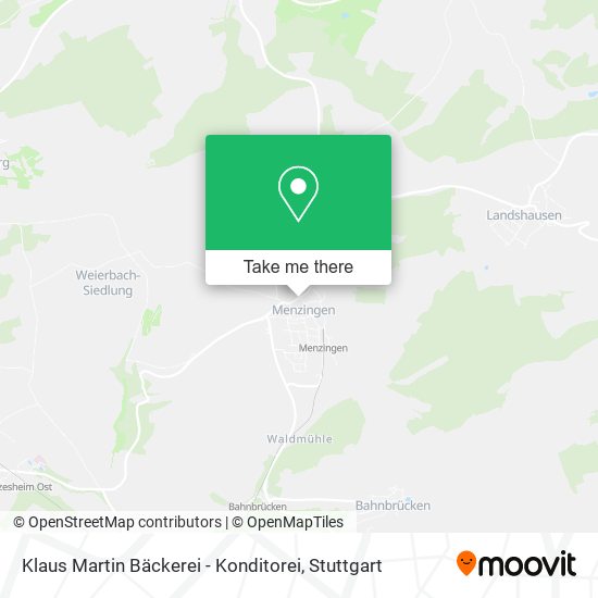 Klaus Martin Bäckerei - Konditorei map