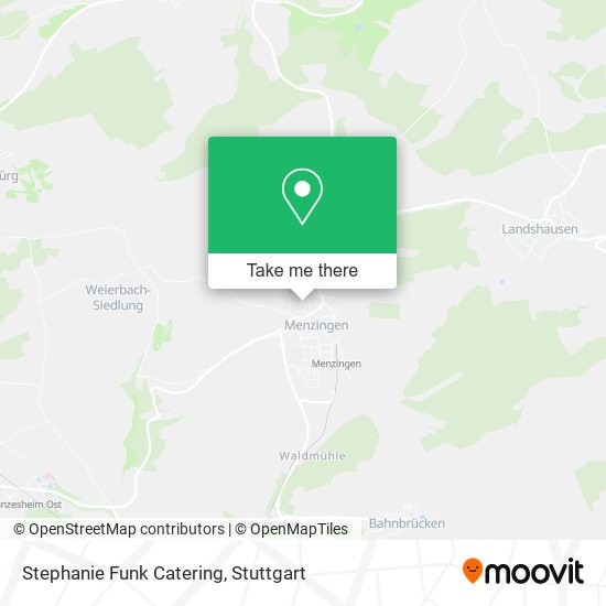Stephanie Funk Catering map
