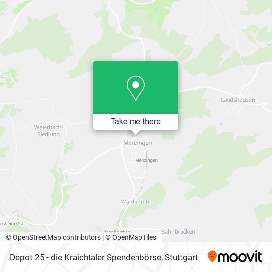 Depot 25 - die Kraichtaler Spendenbörse map