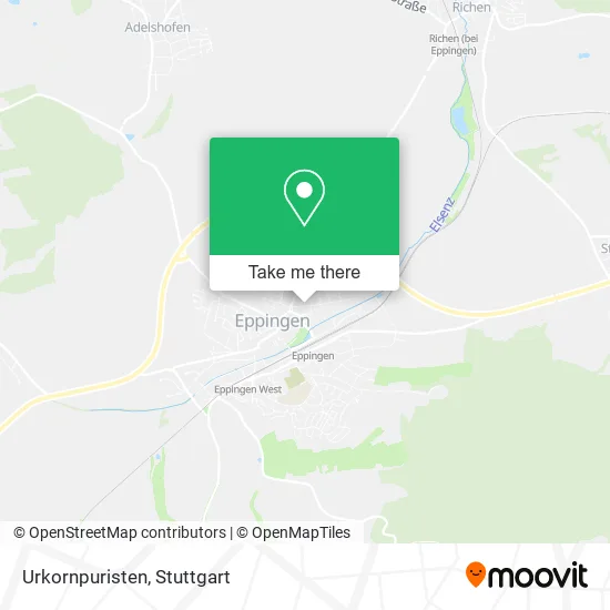 Карта Urkornpuristen
