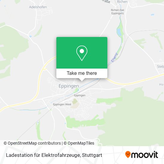 Ladestation für Elektrofahrzeuge map
