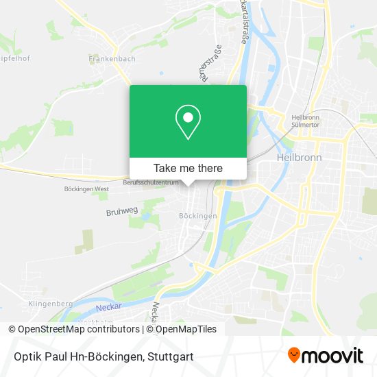 Карта Optik Paul Hn-Böckingen