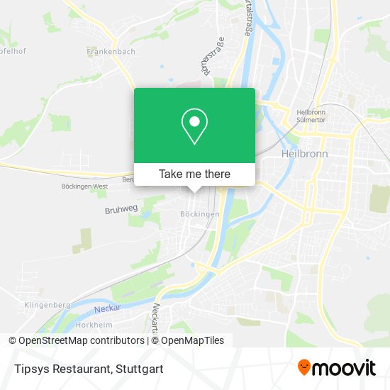 Tipsys Restaurant map