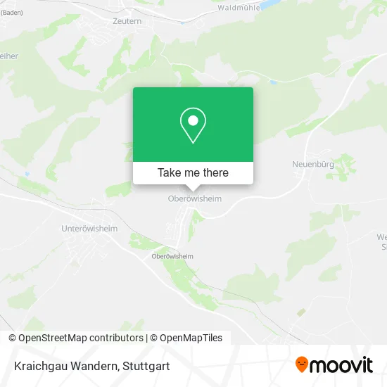 Карта Kraichgau Wandern