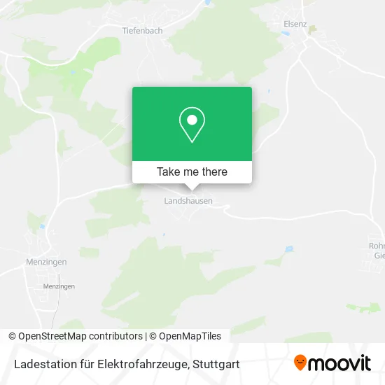 Карта Ladestation für Elektrofahrzeuge