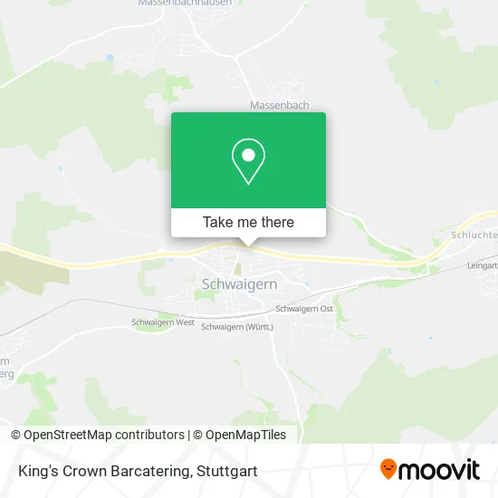 Карта King's Crown Barcatering