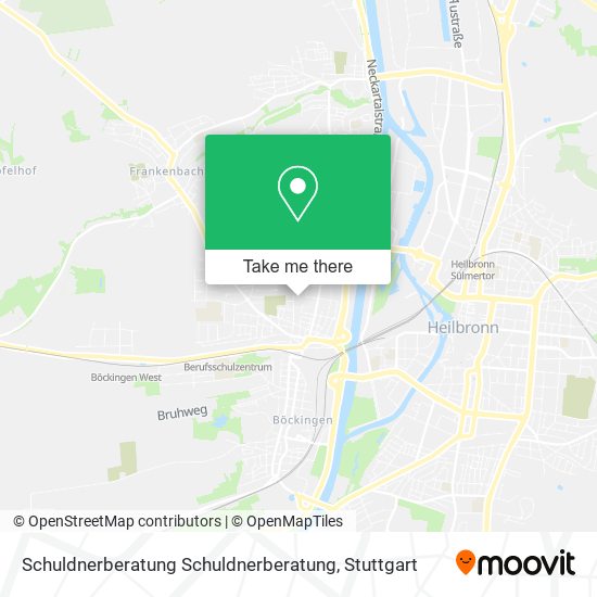 Schuldnerberatung Schuldnerberatung map