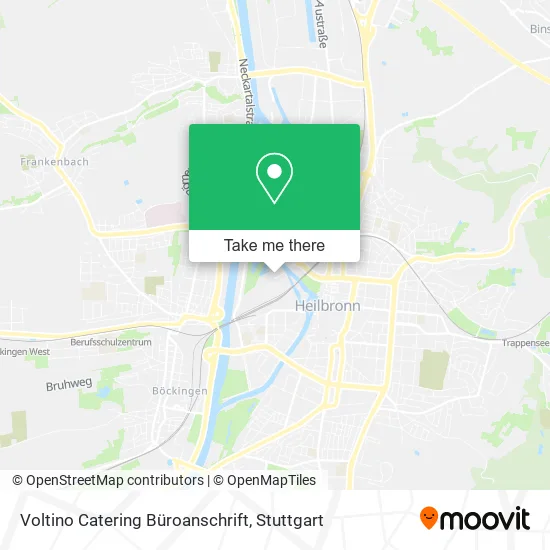 Карта Voltino Catering Büroanschrift
