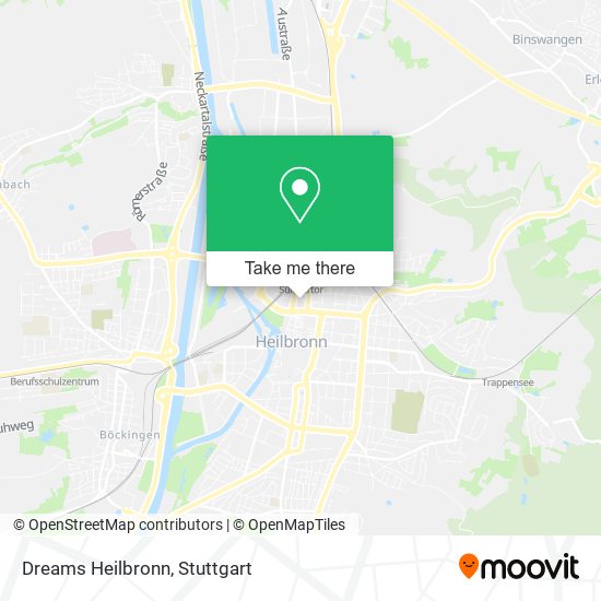 Dreams Heilbronn map