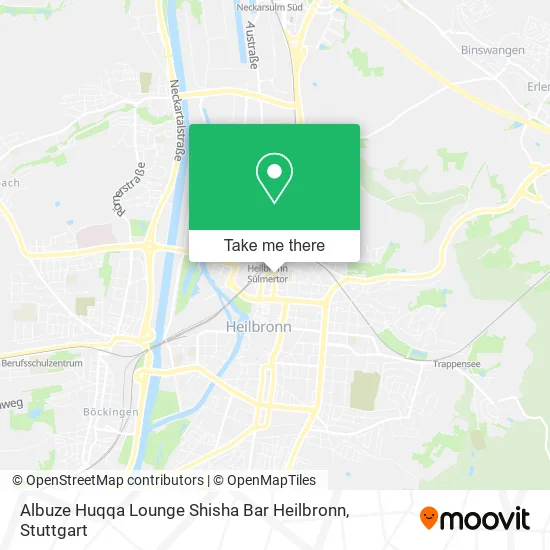 Карта Albuze Huqqa Lounge Shisha Bar Heilbronn