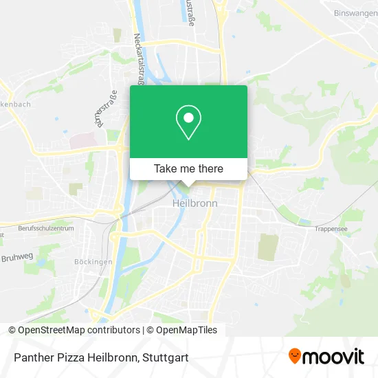 Карта Panther Pizza Heilbronn