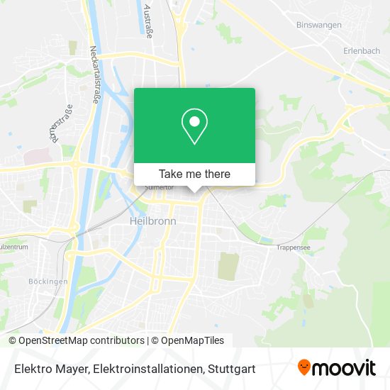 Карта Elektro Mayer, Elektroinstallationen