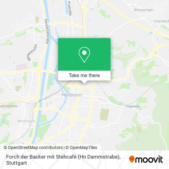 Forch der Backer mit Stehcafé (Hn Dammstrabe) map