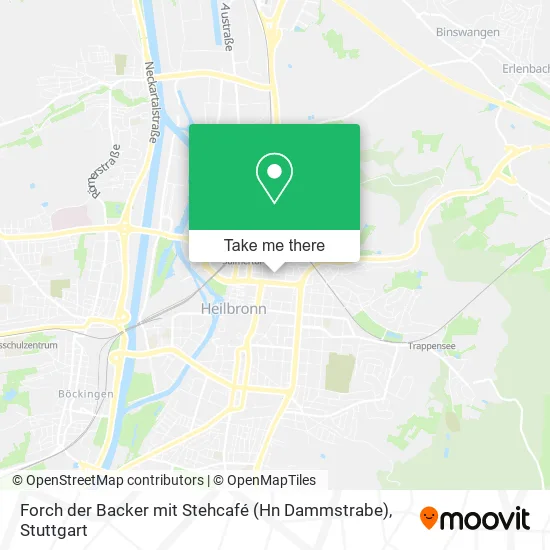 Карта Forch der Backer mit Stehcafé (Hn Dammstrabe)