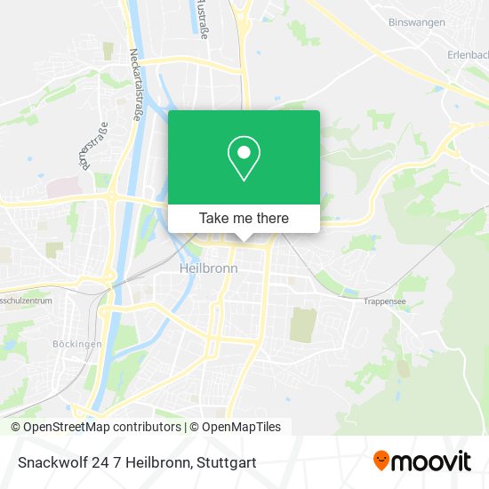 Snackwolf 24 7 Heilbronn map