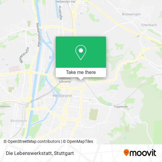 Карта Die Lebenswerkstatt