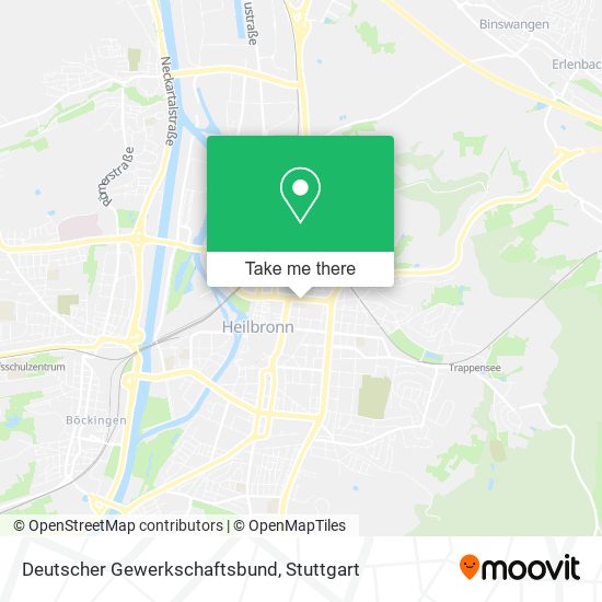 Deutscher Gewerkschaftsbund map