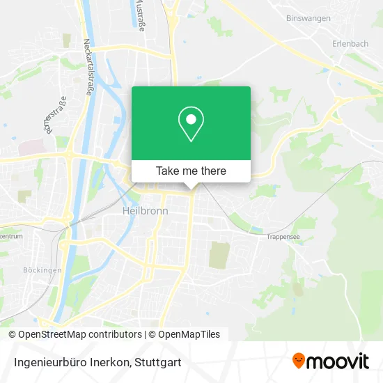 Карта Ingenieurbüro Inerkon
