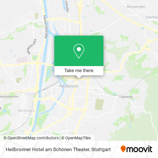 Карта Heilbronner Hotel am Schönen Theater