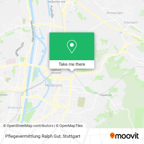 Карта Pflegevermittlung Ralph Gut