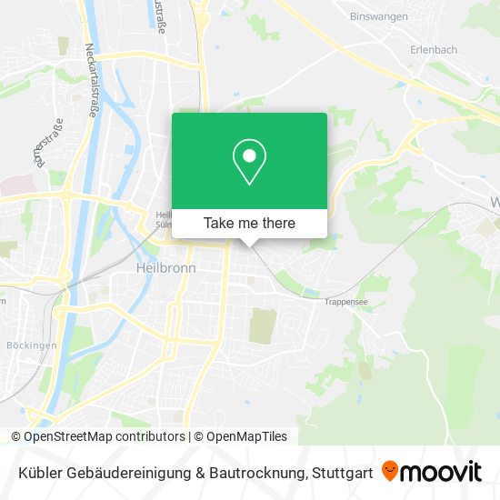 Kübler Gebäudereinigung & Bautrocknung map