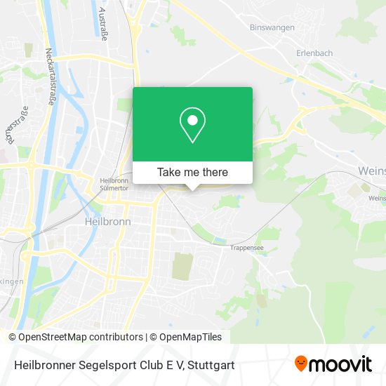Карта Heilbronner Segelsport Club E V