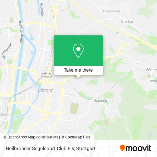 Карта Heilbronner Segelsport Club E V