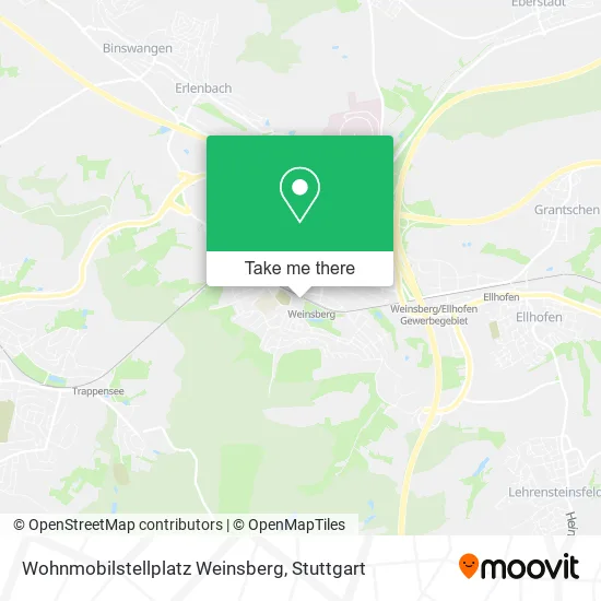 Карта Wohnmobilstellplatz Weinsberg